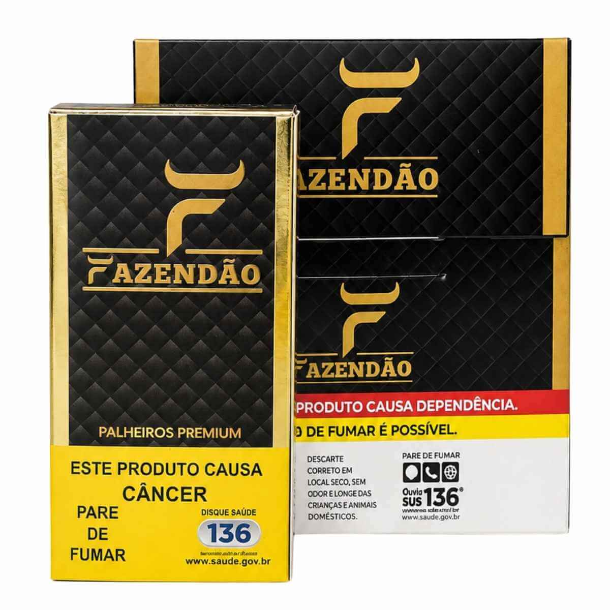 Cigarro de Palha Fazendão Tradicional - Display C/10 Maços