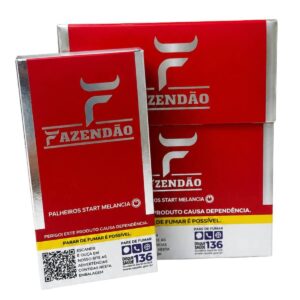 Cigarro de Palha Fazendão Melancia ice - Display C/10 Maços