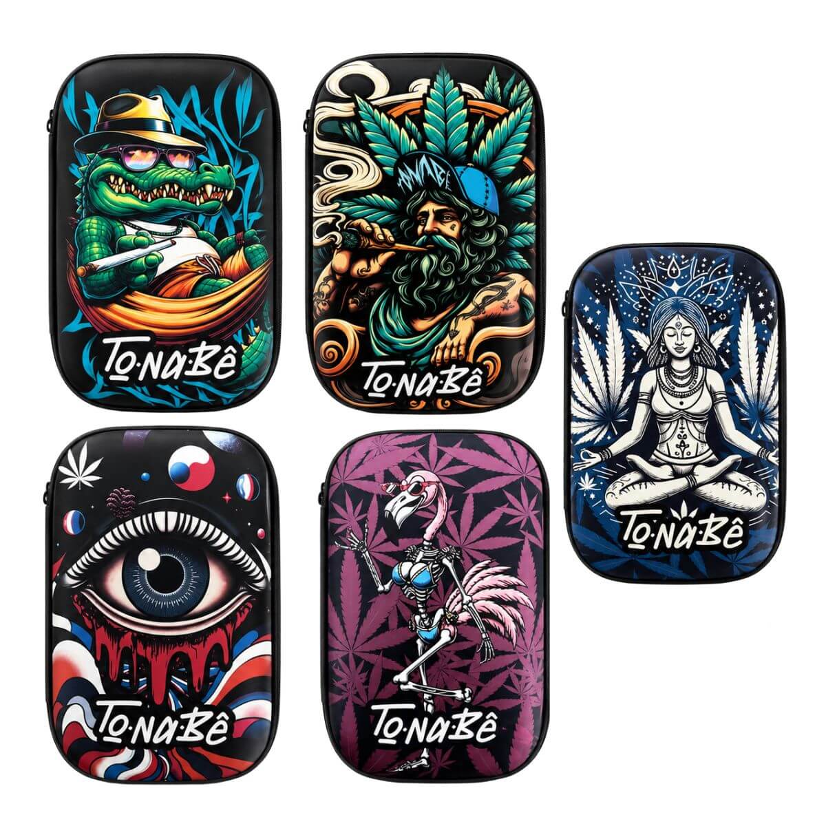 Kit Case Tonabê Full Print C/ Cuia, Piteira, Kumbaya, Tesoura e Adesivo - Imagem 9