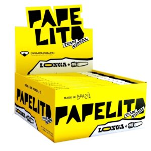 Seda Papelito Tradicional Longa C/ Piteira - Display C/25 Livretos