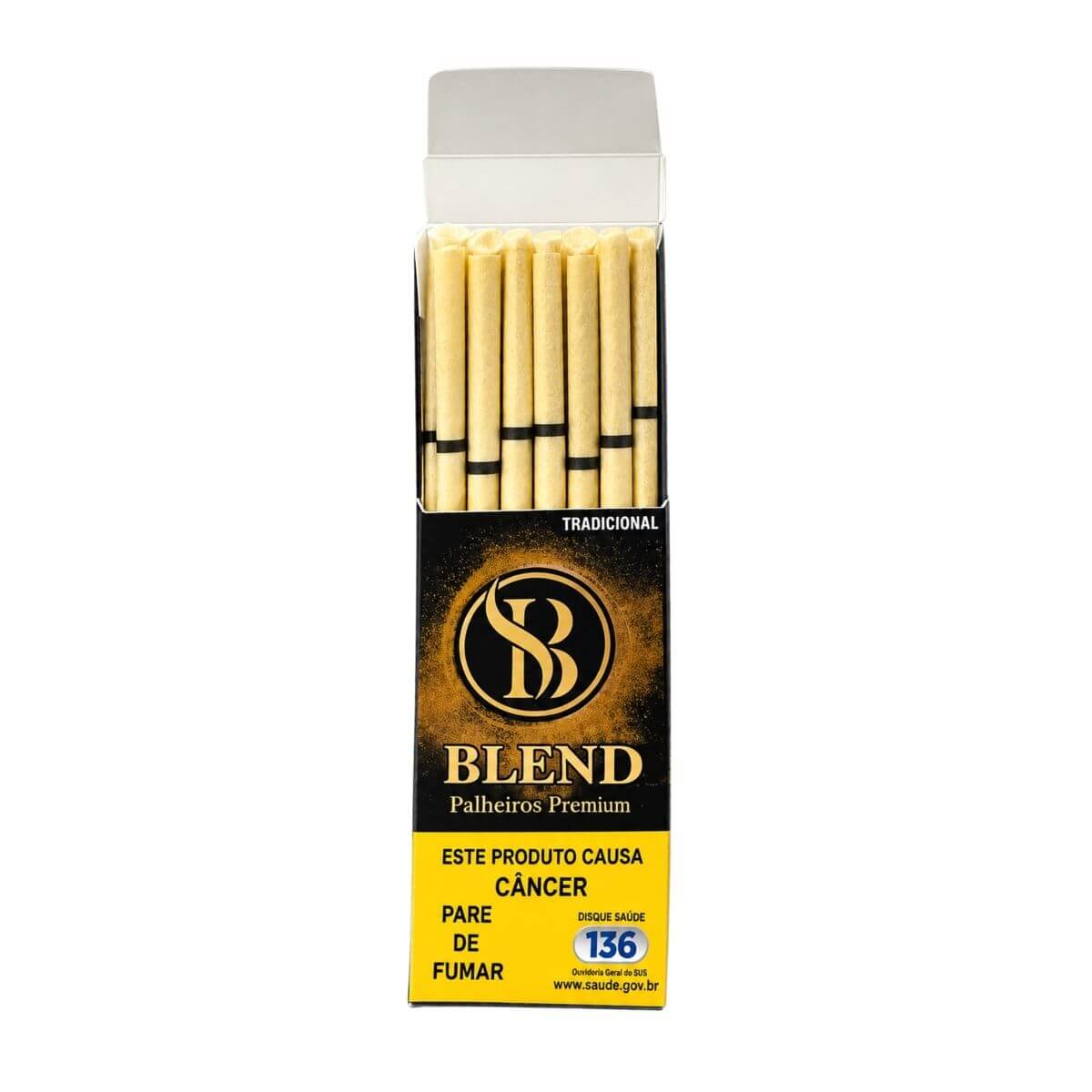 Cigarro de Palha Blend Tradicional C/ Piteira- Display C/10 Maços - Imagem 3