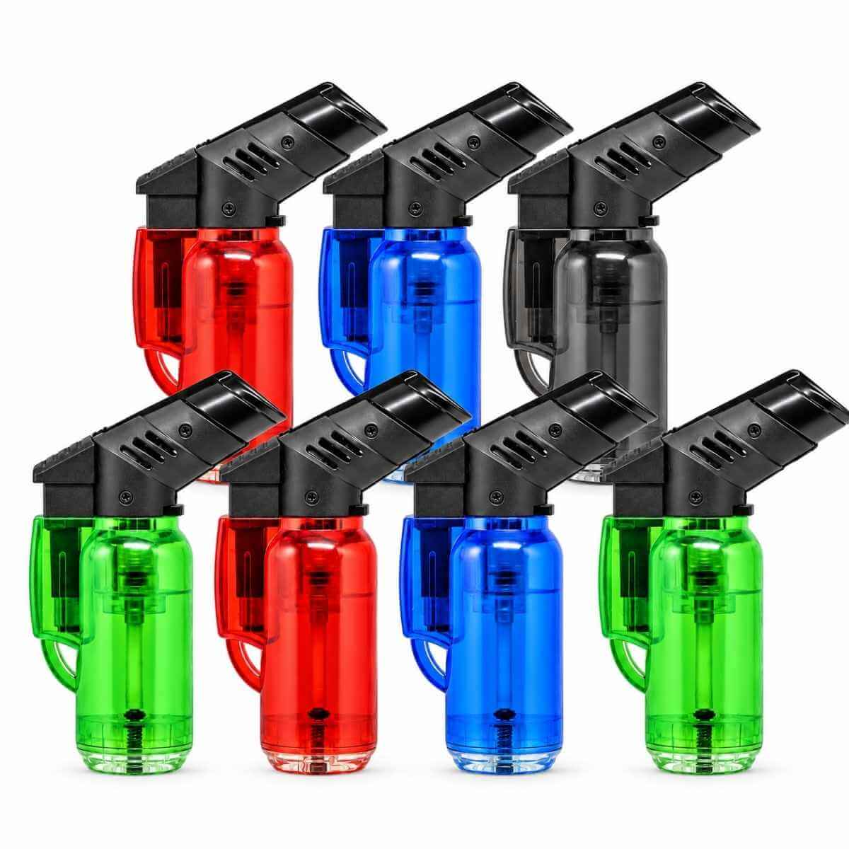 Maçarico Maxi Chama tipo pistola - Kit C/7 Unidades