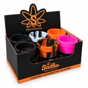 Cinzeiro Sadhu Automotivo de Silicone - Display C/6