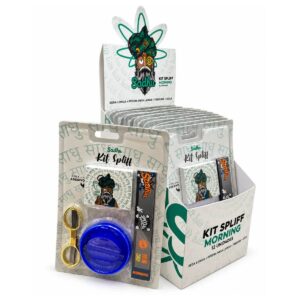 Kit Spliff Sadhu com Piteira, Seda, Tesoura e Cuia - Display C/12
