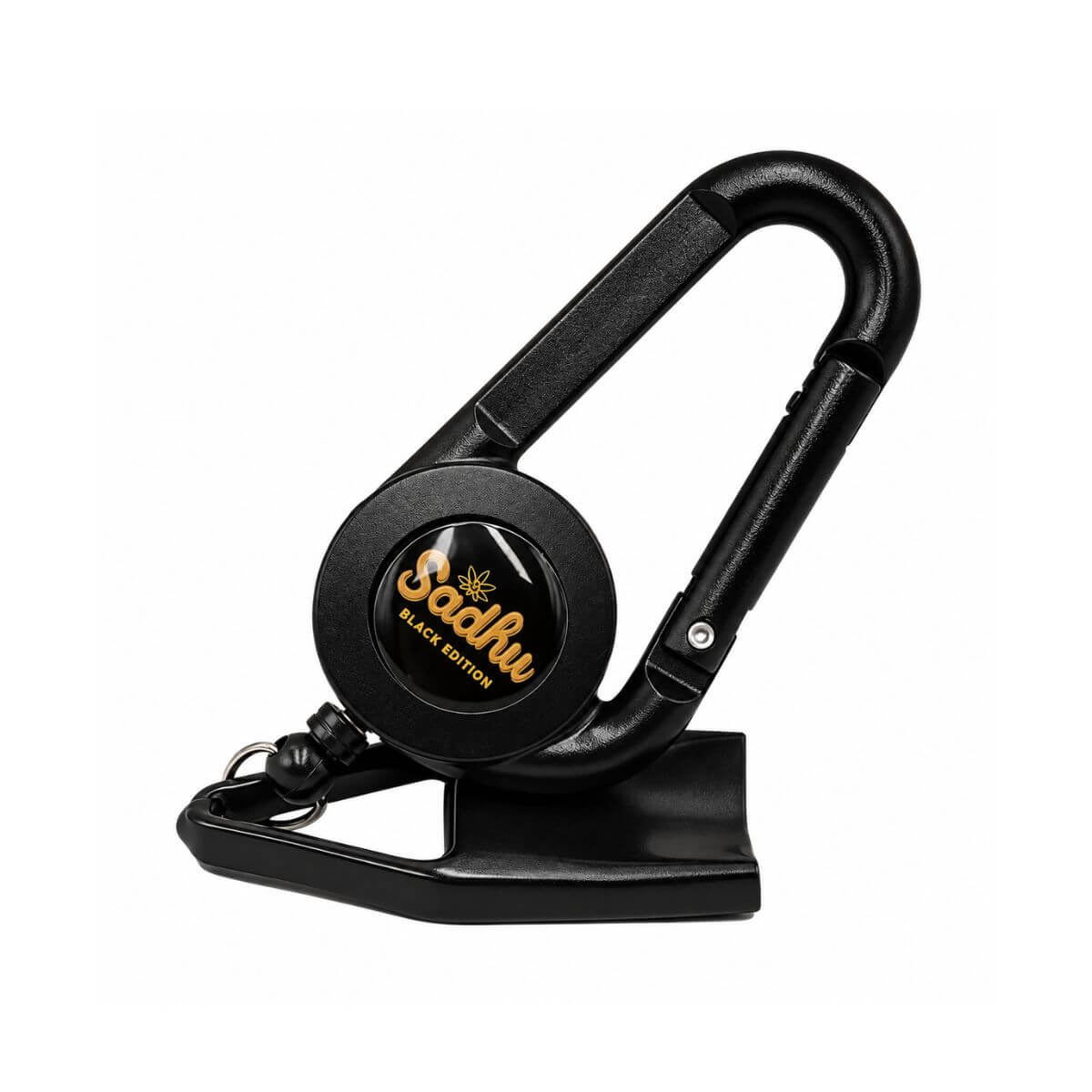 Porta-Isqueiro Mosquetão Retrátil Sadhu Pequeno Black Edition - Display C/30 Unidades - Imagem 3