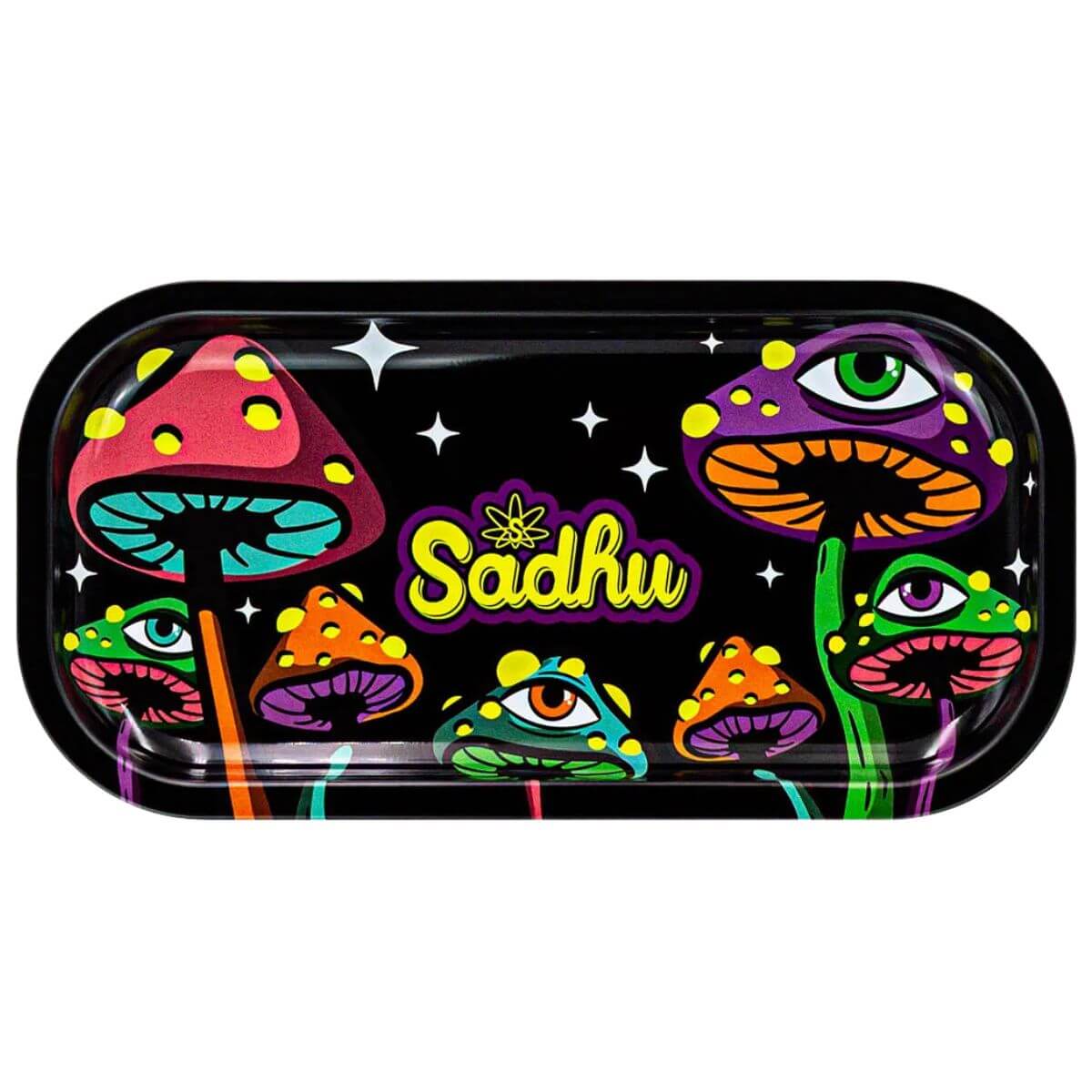 Bandeja Sadhu Cogumelo Metal Retangular - Unidade