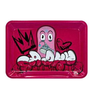 Bandeja Sadhu Boo Metal com Área para Cigarro - Unidade