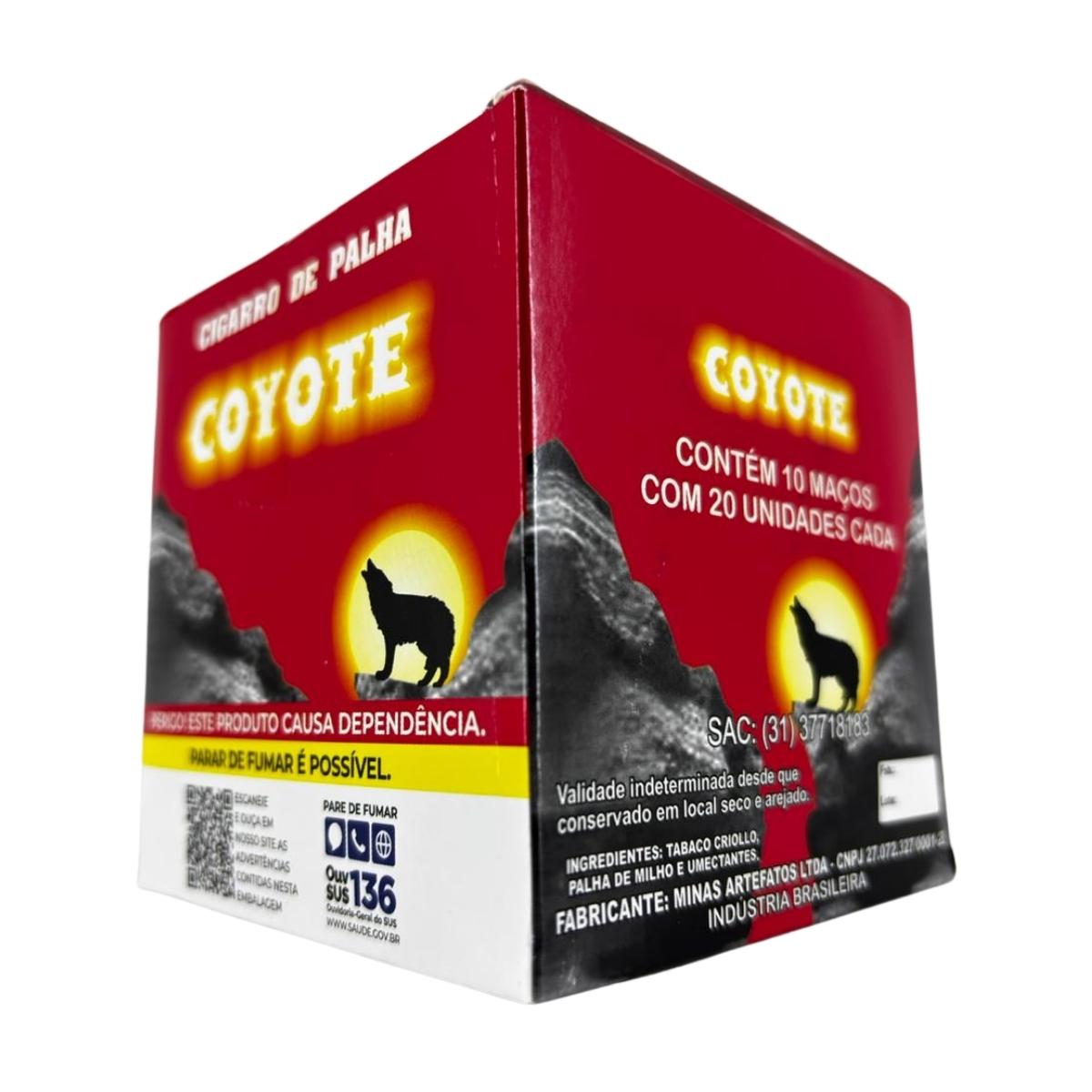 Cigarro de Palha Coyote Tradicional - Display C/10 - Imagem 4